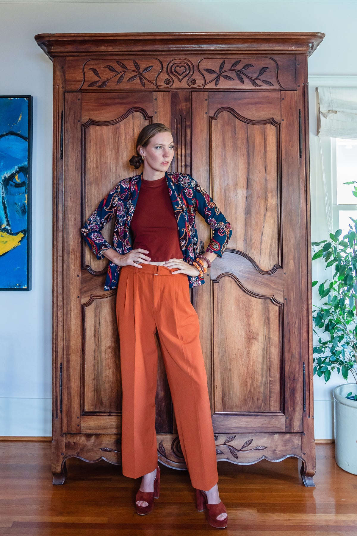 Pepper Paisley Tuxedo Jacket