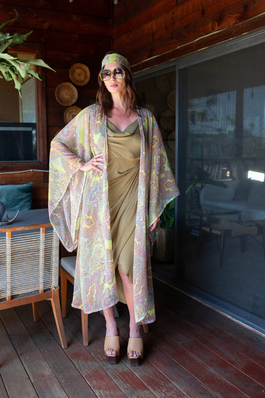 Peridot Paisley Kimono SUPER LIMITED