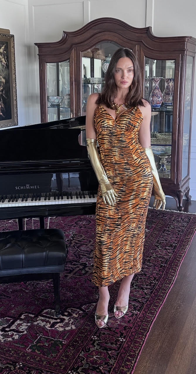 Roselyn Dress in Tempting Tigress PRE-ORDER