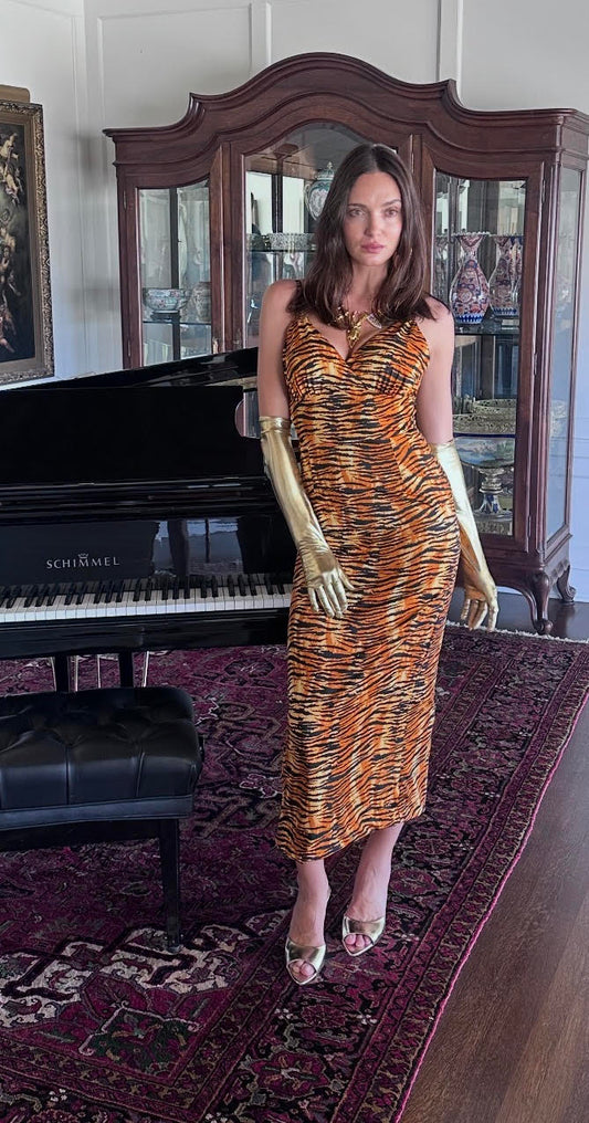 Roselyn Dress in Tempting Tigress PRE-ORDER