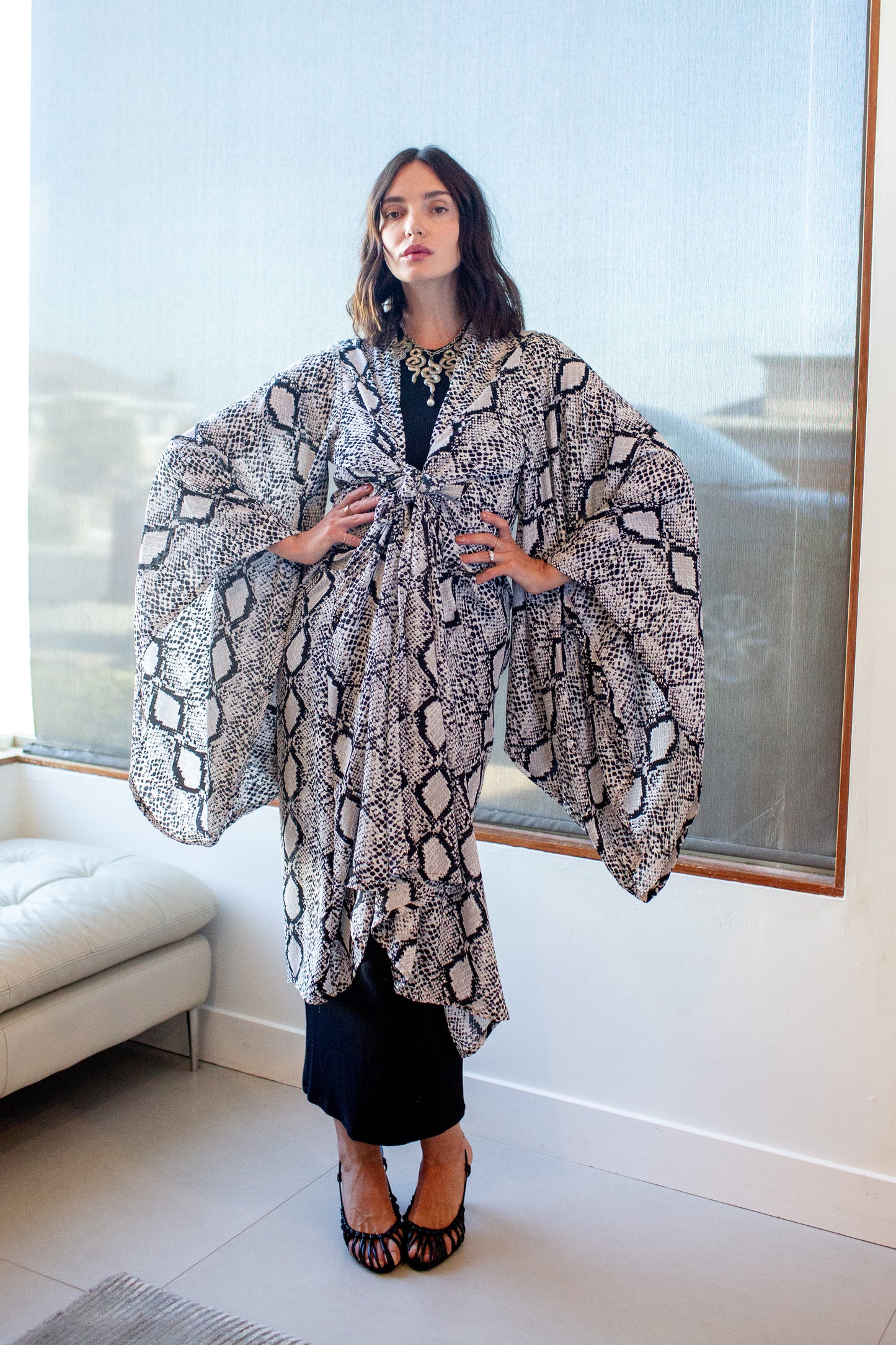 Snow Viper Kimono
