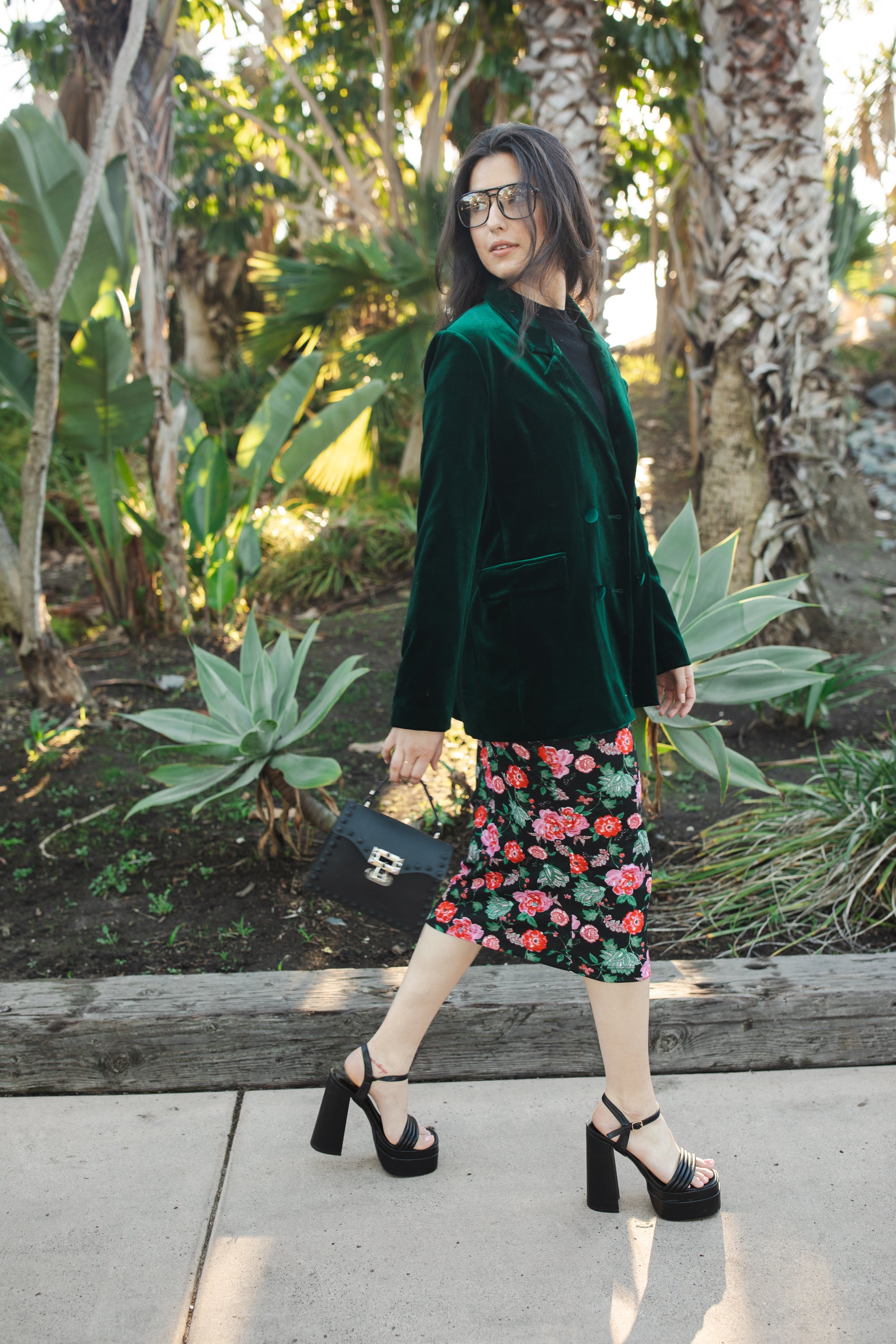 Floral pencil skirt video hotsell