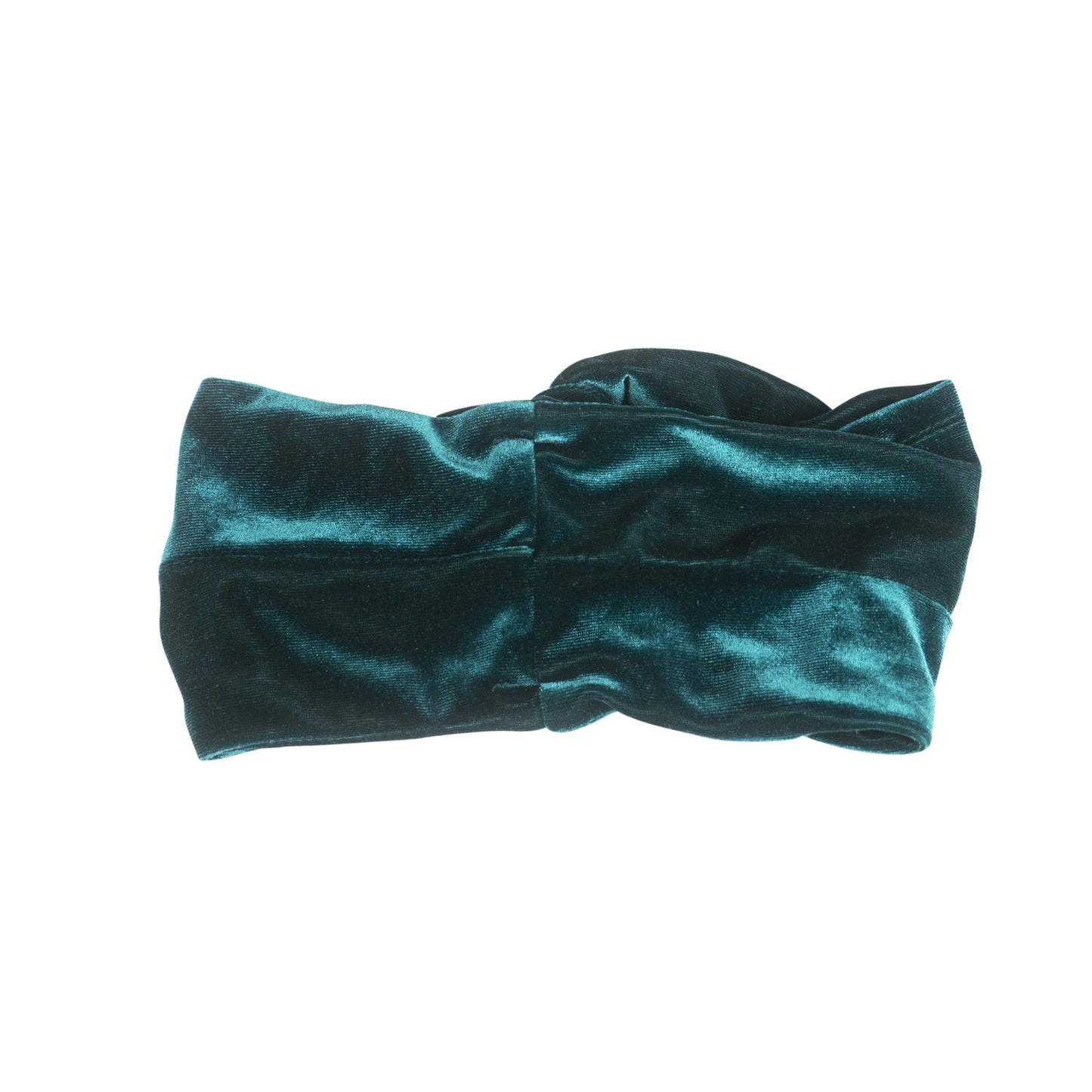 Deep Teal Velvet Twist Headband