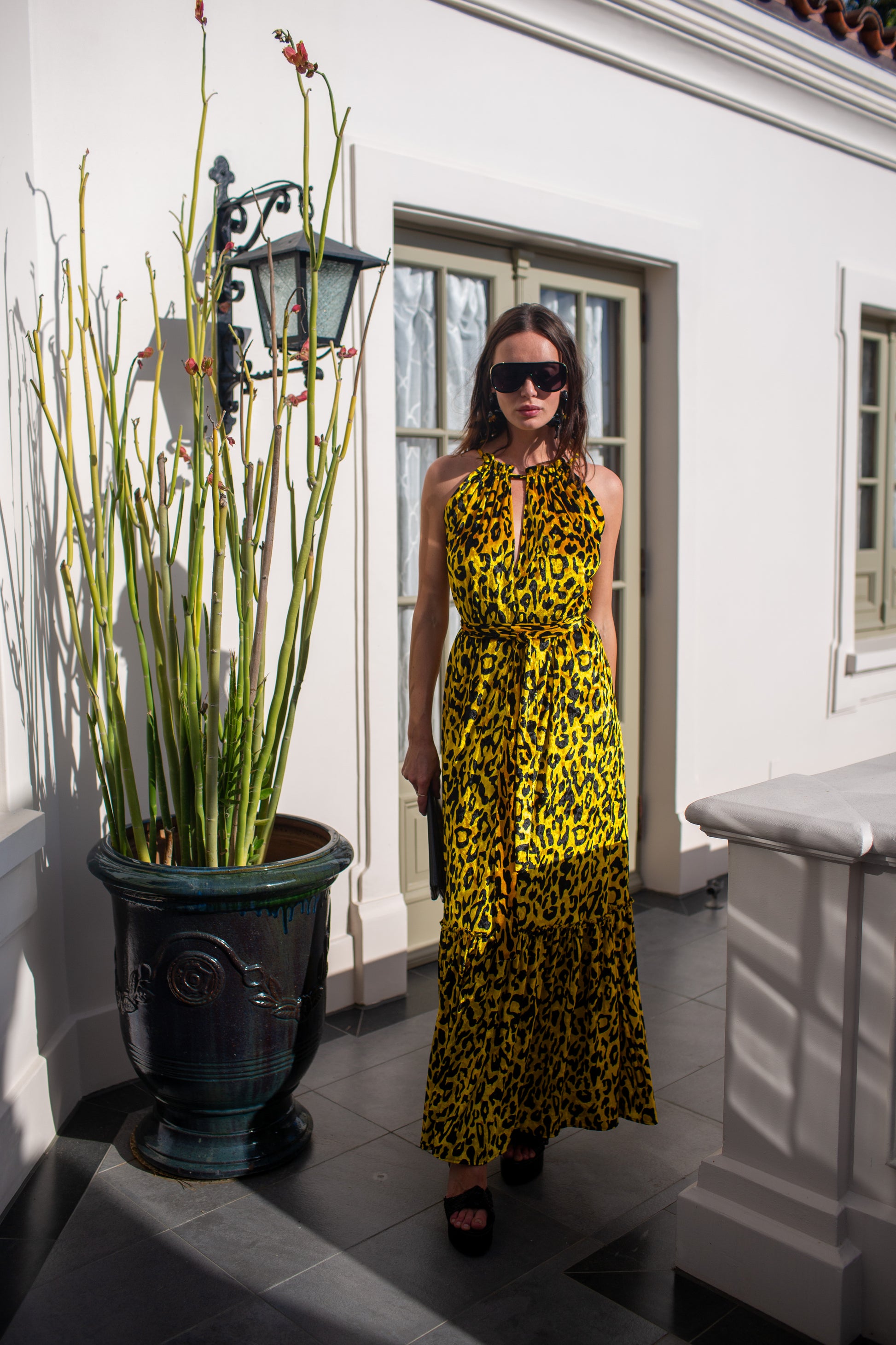 Vanya Gold Maxi Dress – Jennafer Grace