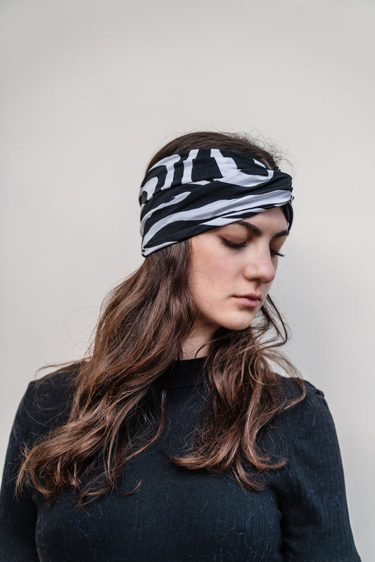 Zebra Twist Headband