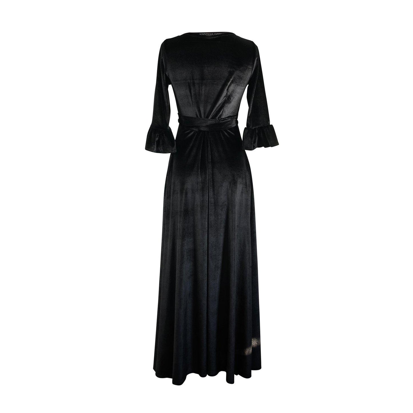 Black Velvet Peignoir Dressing Gown jennafergrace seanceperfumes