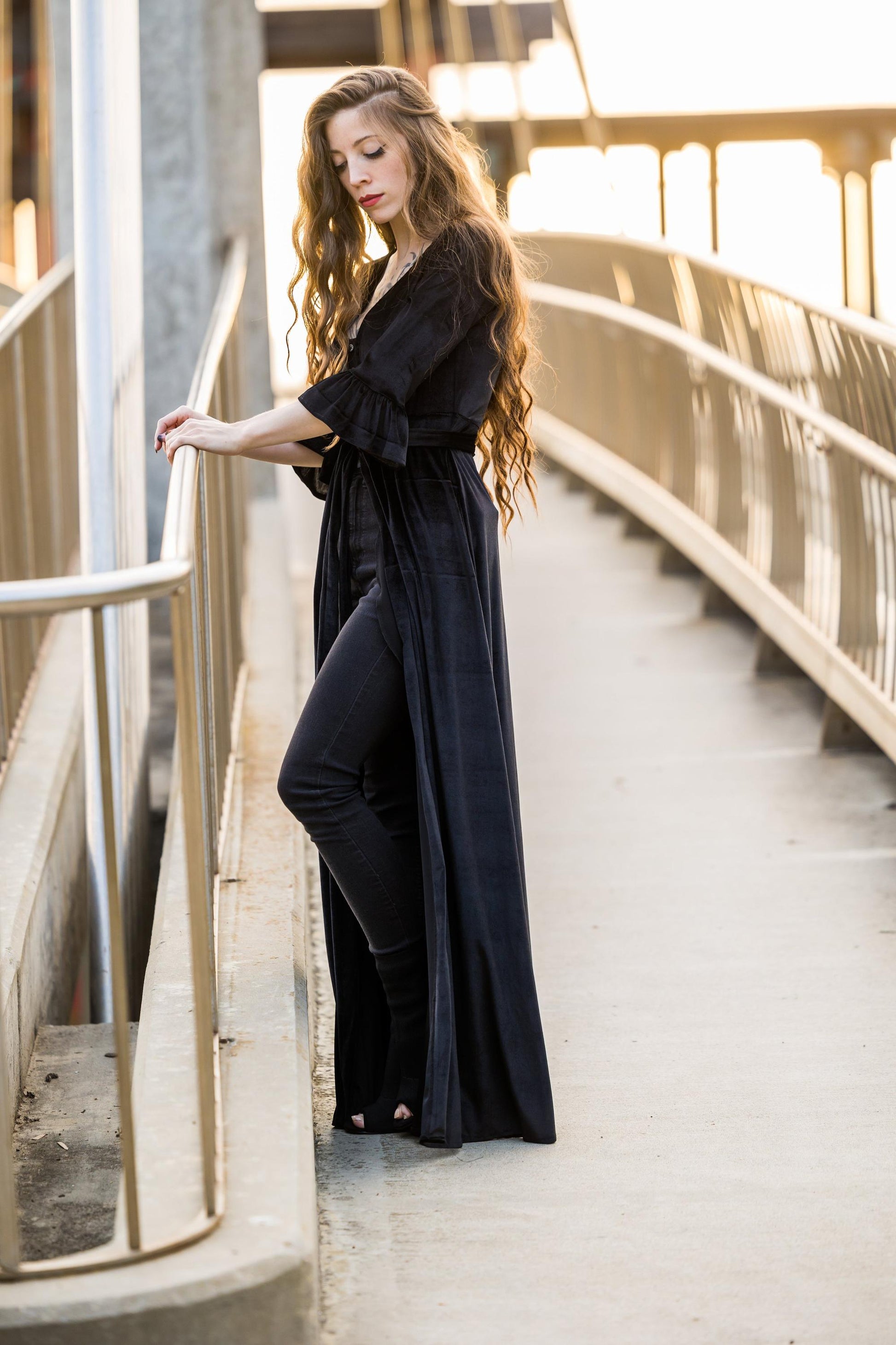 Black Velvet Peignoir Dressing Gown Jennafer Grace Black Velvet Peignoir Dressing Gown Jennafer Grace