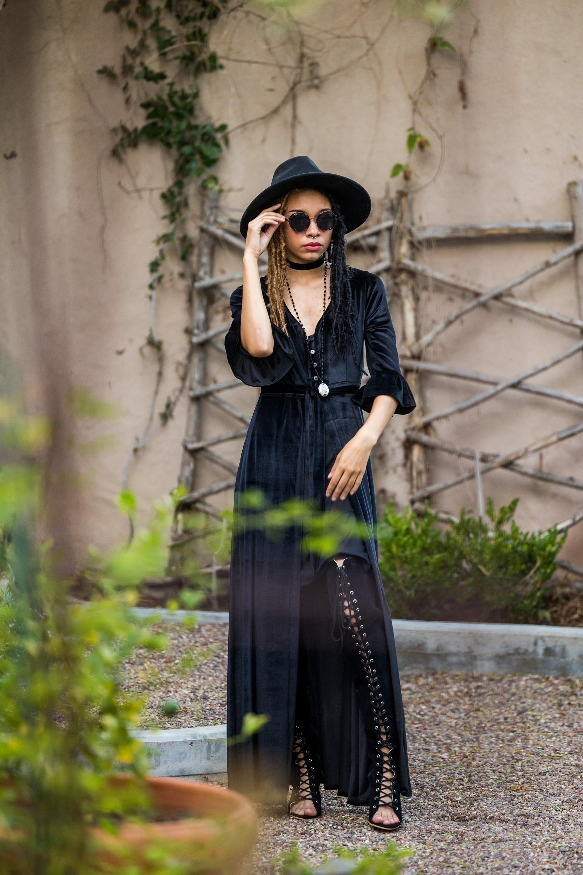 Black Velvet Peignoir Dressing Gown Jennafer Grace Black Velvet Peignoir Dressing Gown Jennafer Grace