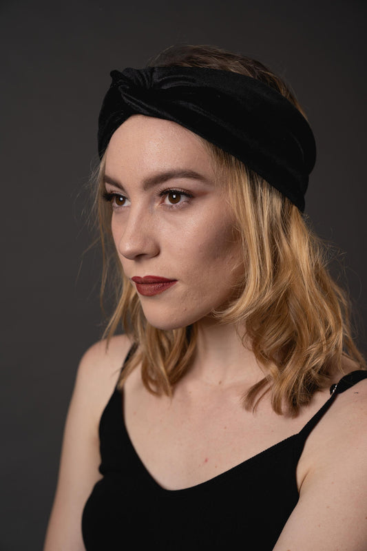 Black Velvet Turban