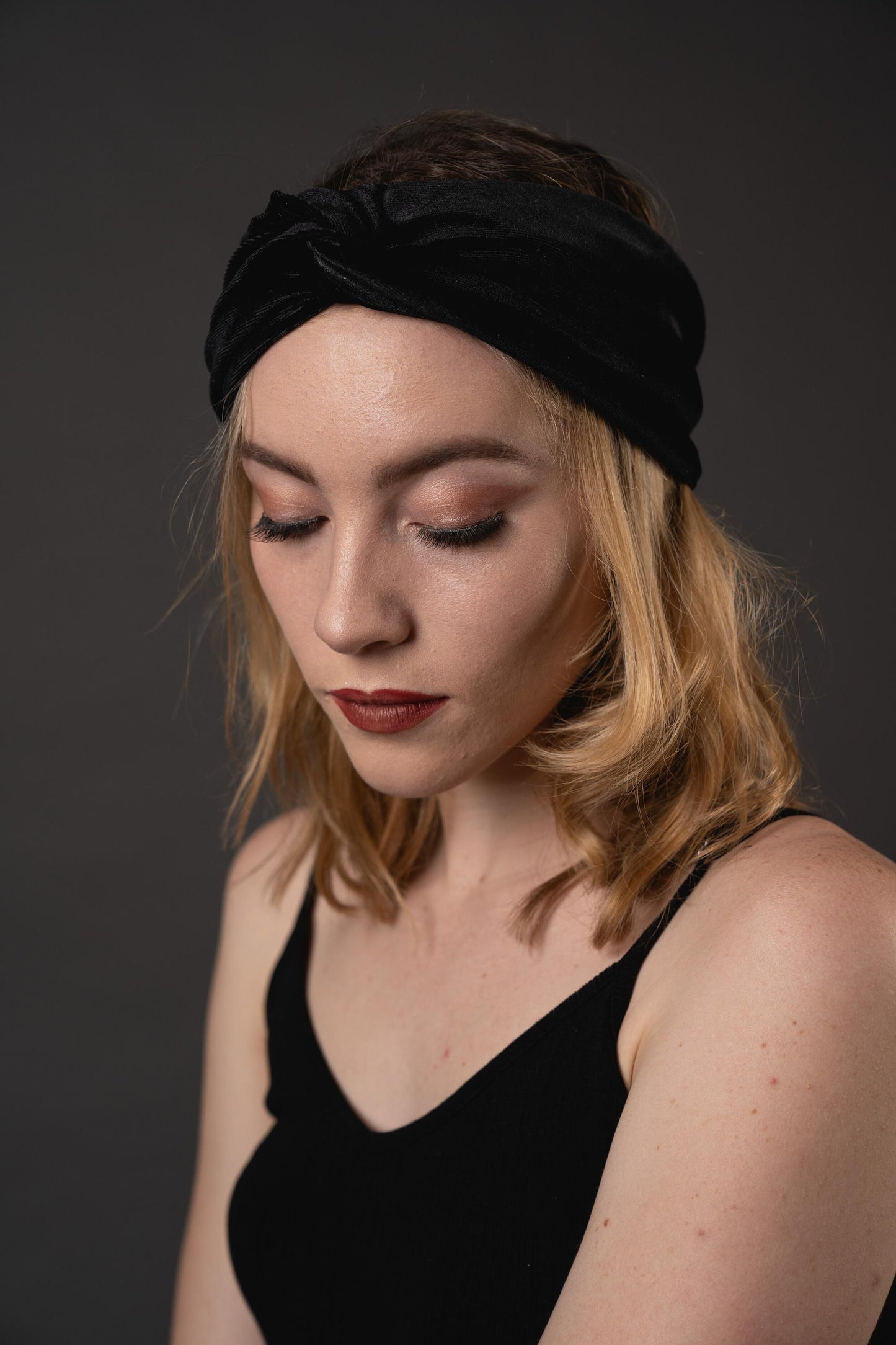 Black Velvet Turban