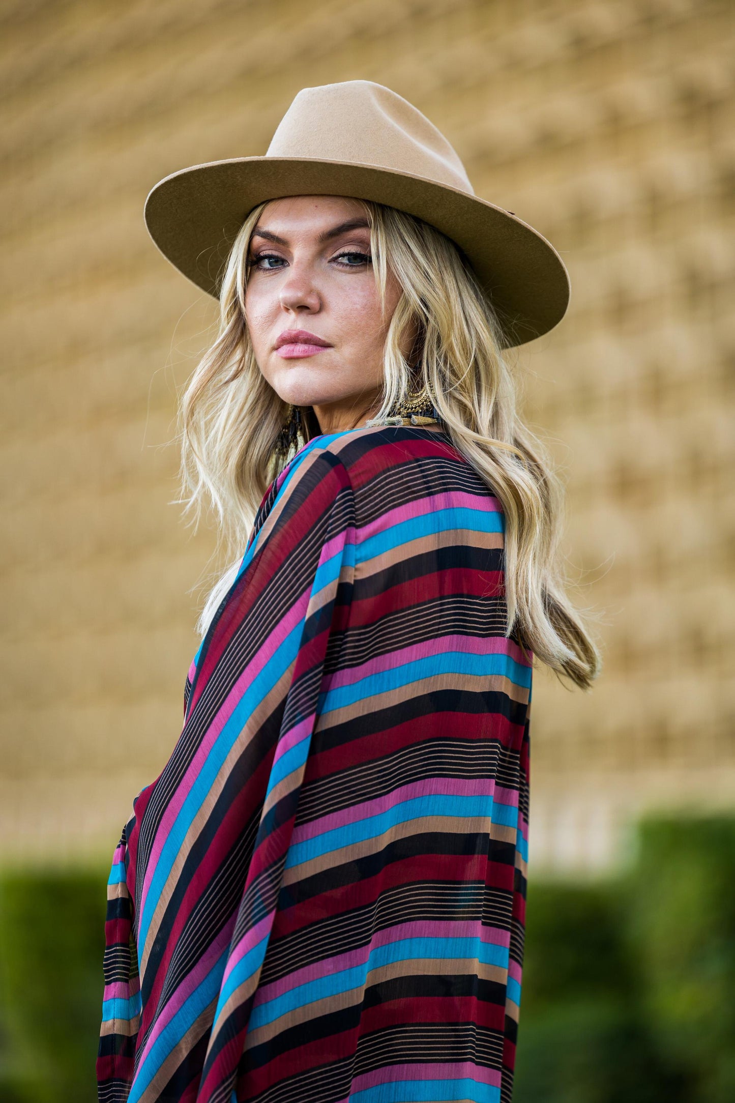 stripes, blue, brown, bodie, chic, boho, kimono, wrap dress, original style, jennafergrace, handmade, madeinusa