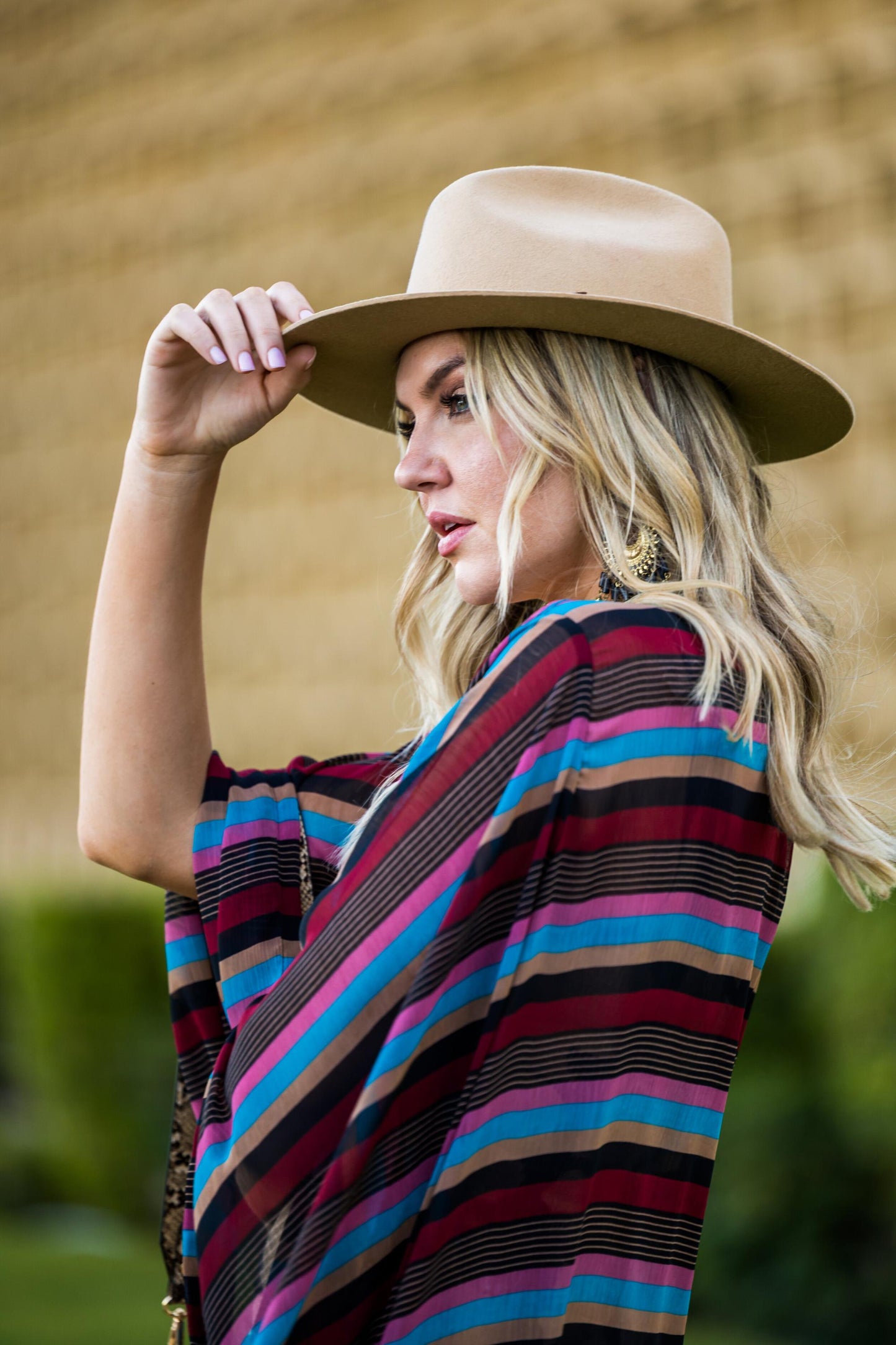 stripes, blue, brown, bodie, chic, boho, kimono, wrap dress, original style, jennafergrace, handmade, madeinusa