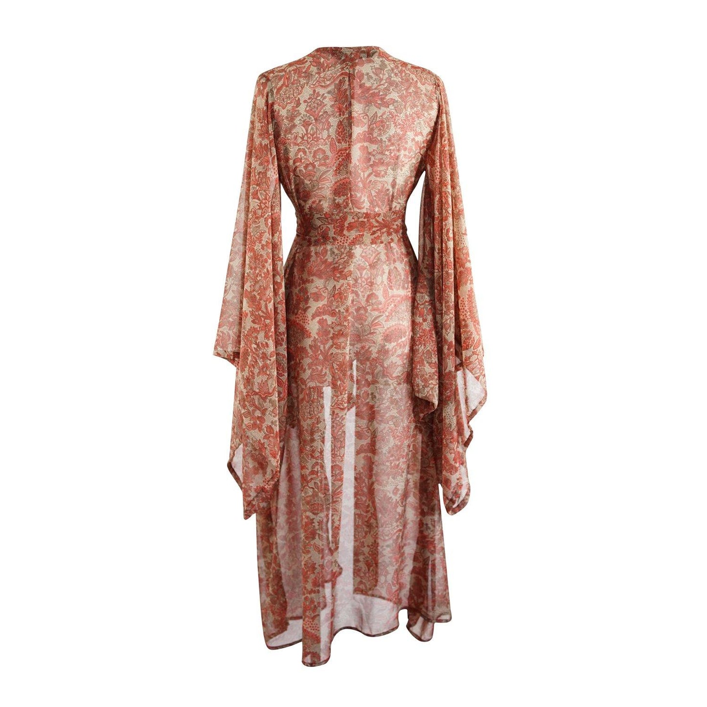 pink, floral, chic, boho, glam, classic, kimono, wrap dress, original style, jennafergrace, handmade, madeinusa