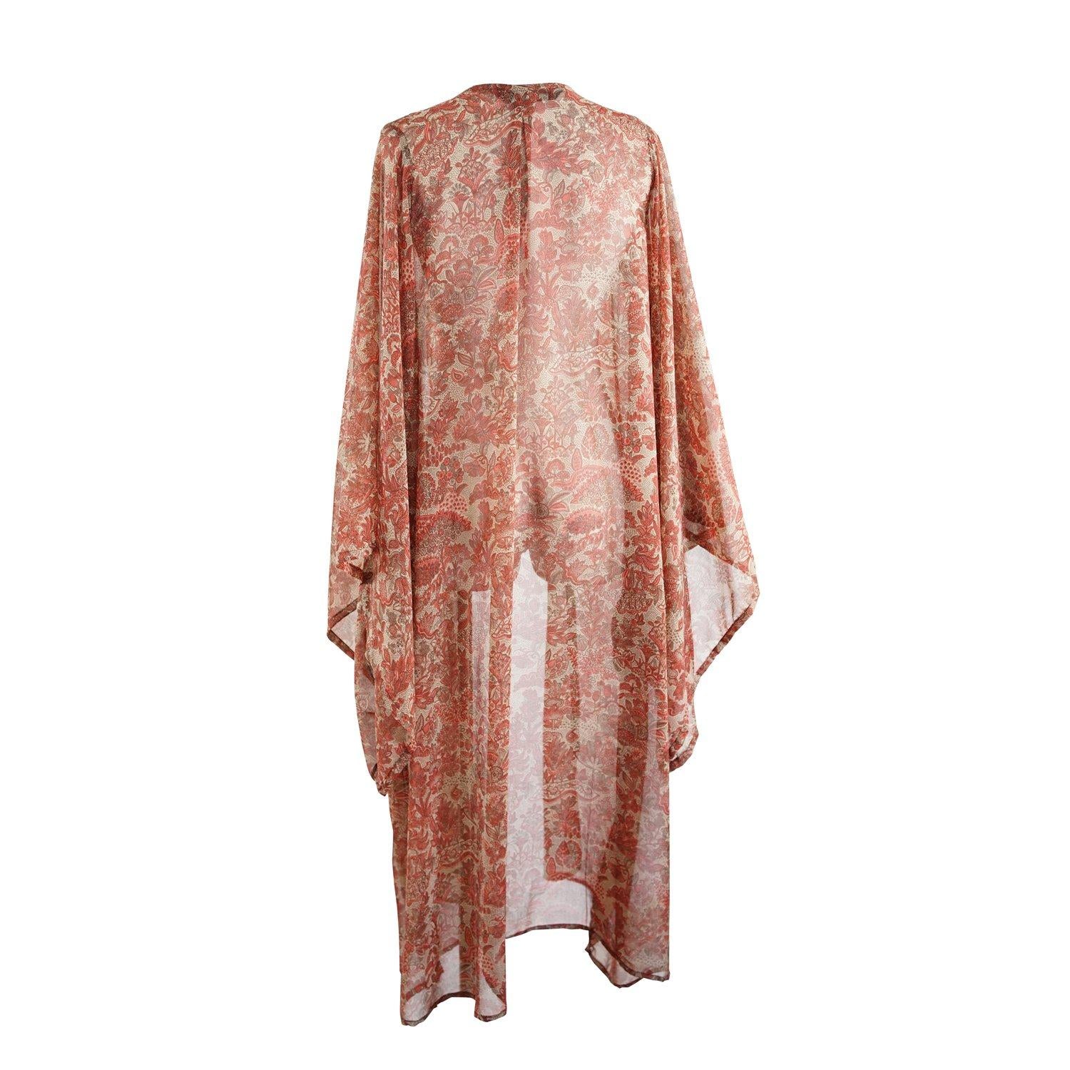 pink, floral, chic, boho, glam, classic, kimono, wrap dress, original style, jennafergrace, handmade, madeinusa