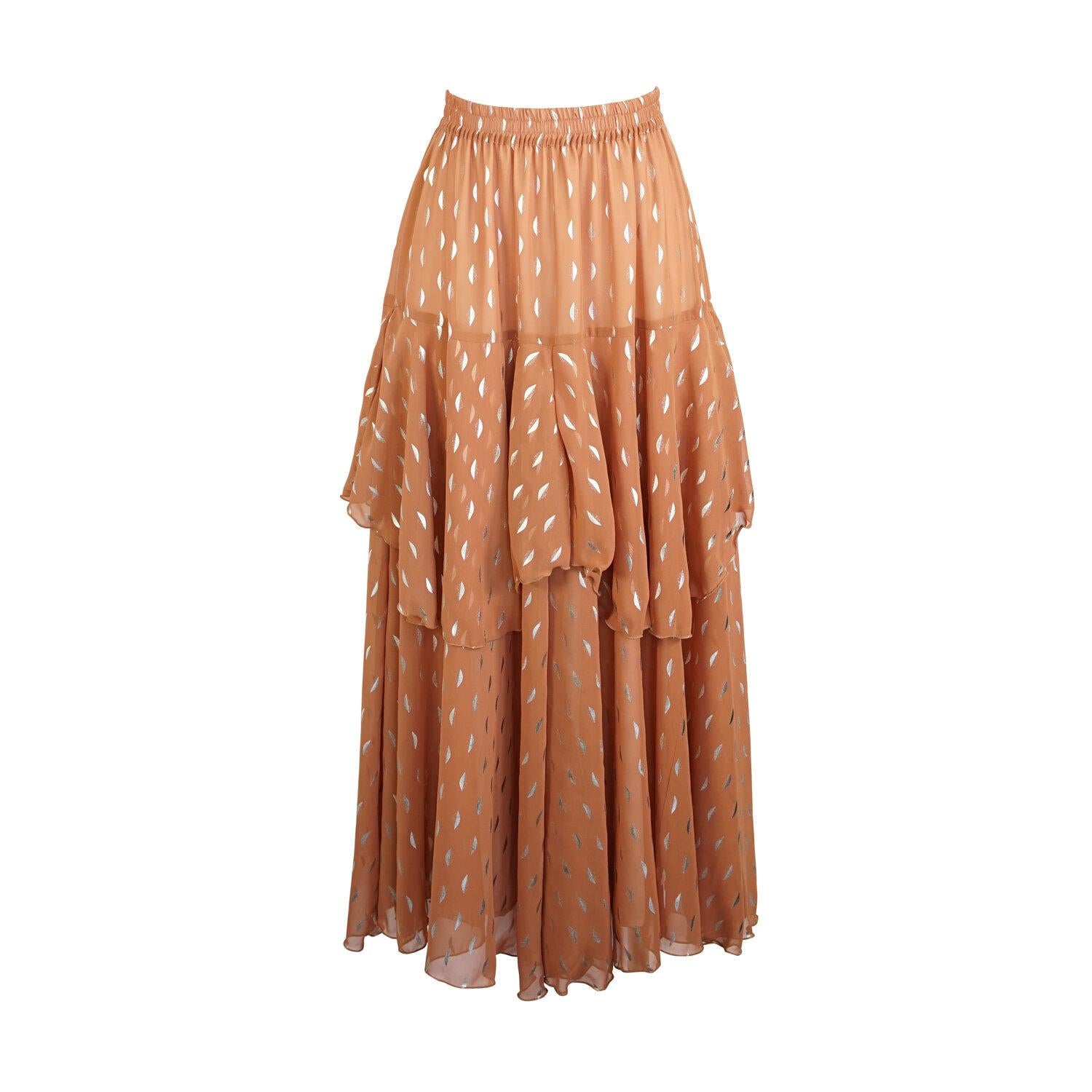 nude, white, gorgeous, seraphim skirt, ruffle skirt, ruffle, boho, chic, handmade, madeinusa, jennafergrace