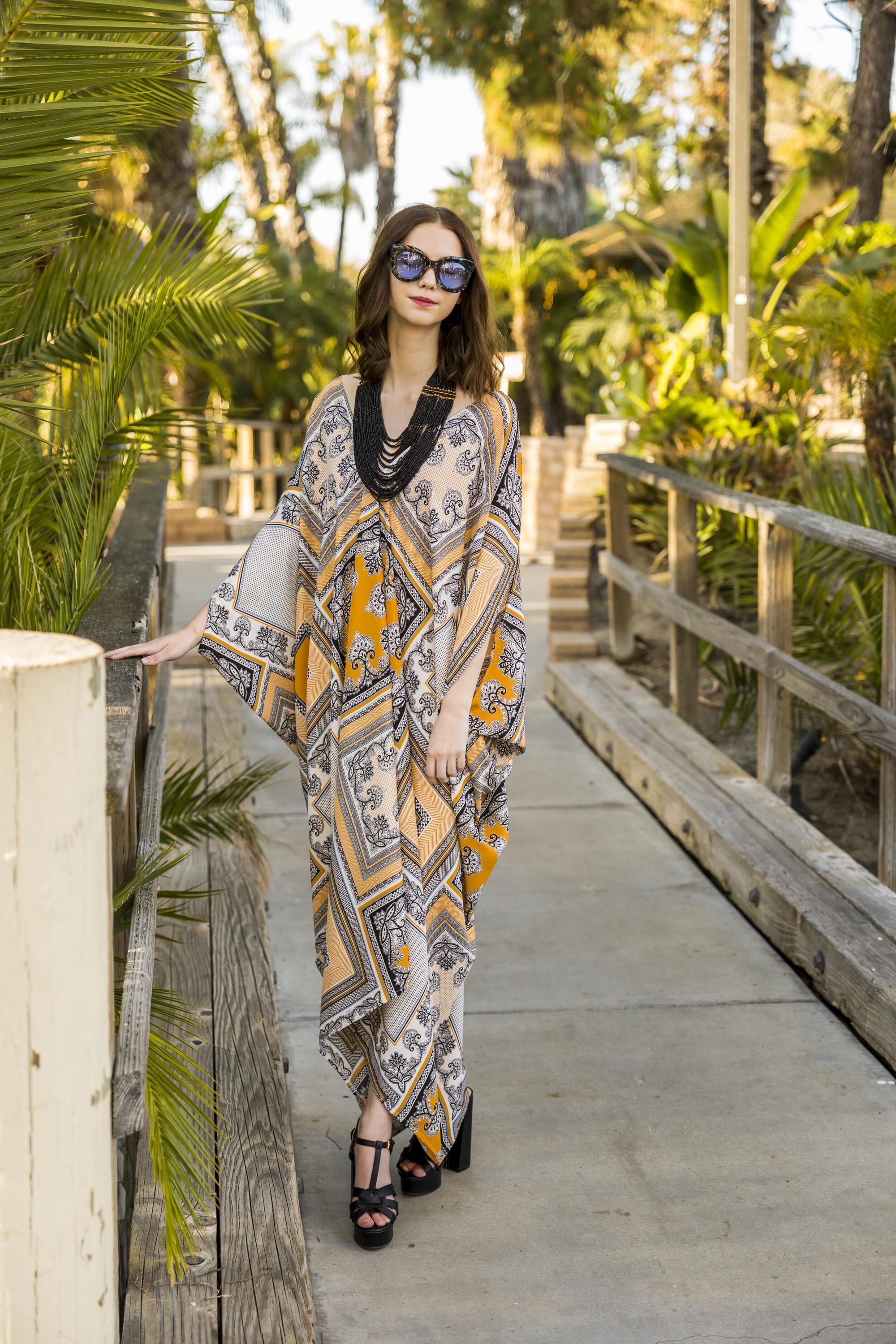 Eliza Caftan Kaftan Dress