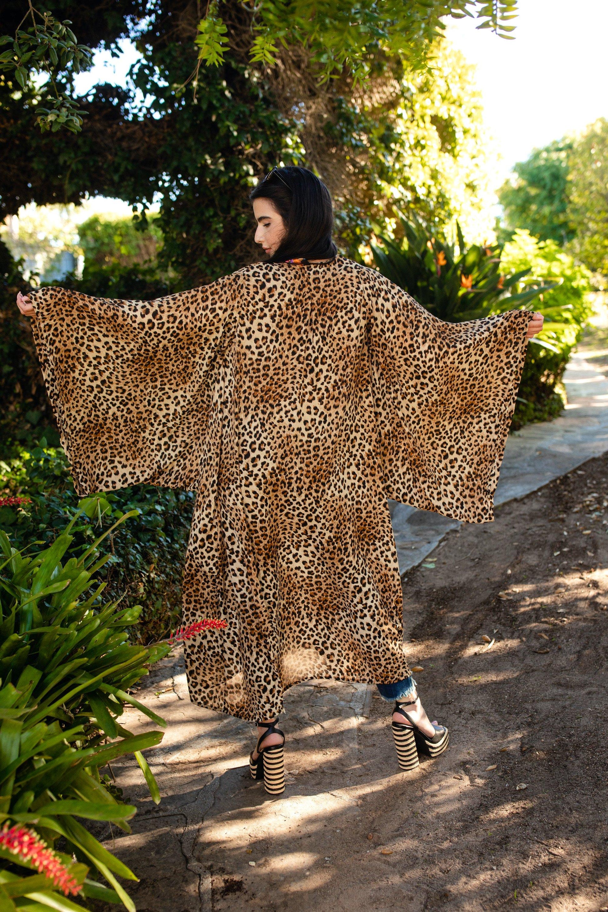 Leon Leopard Kimono – Jennafer Grace | Kimonos