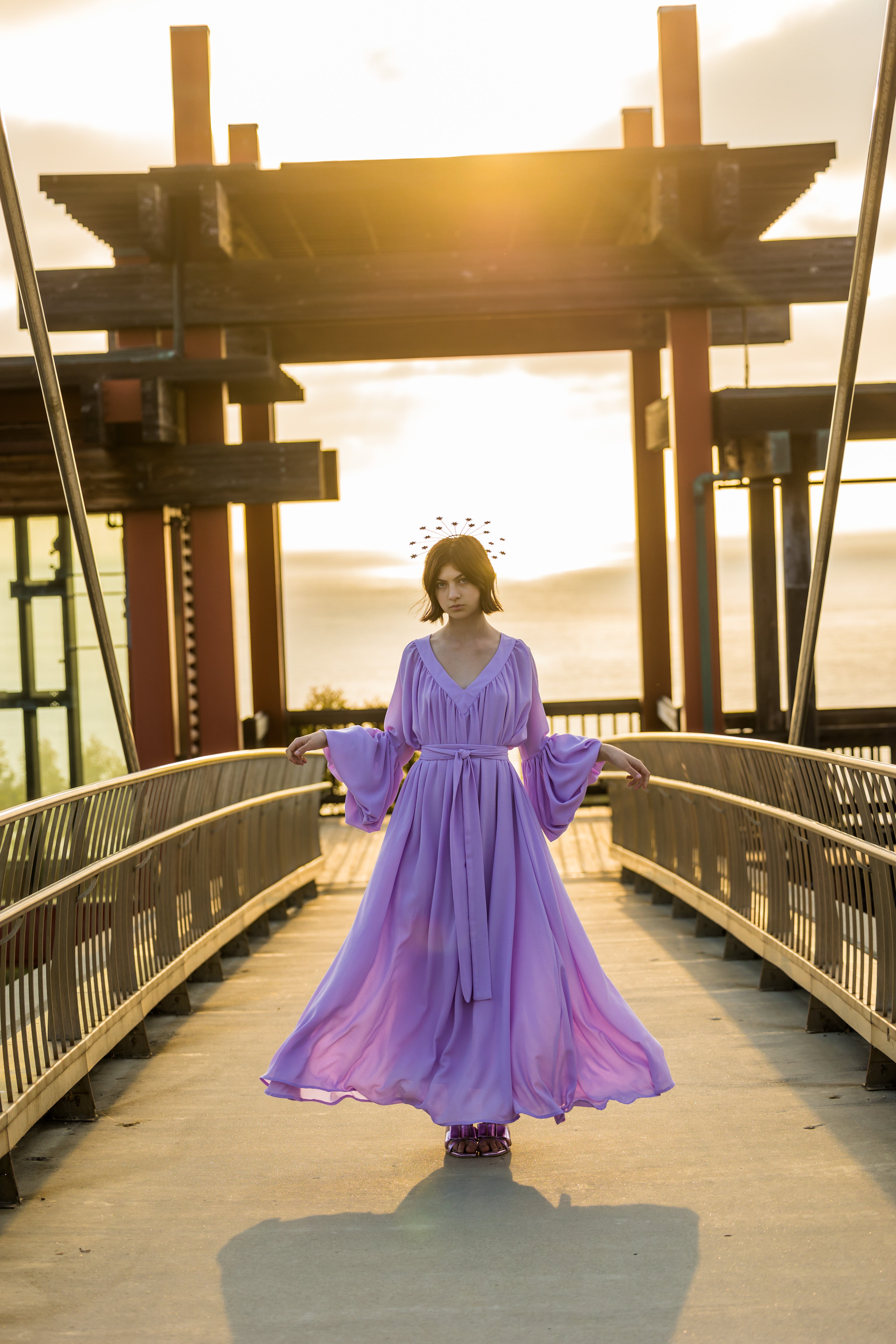 Lilac Stardust Dress