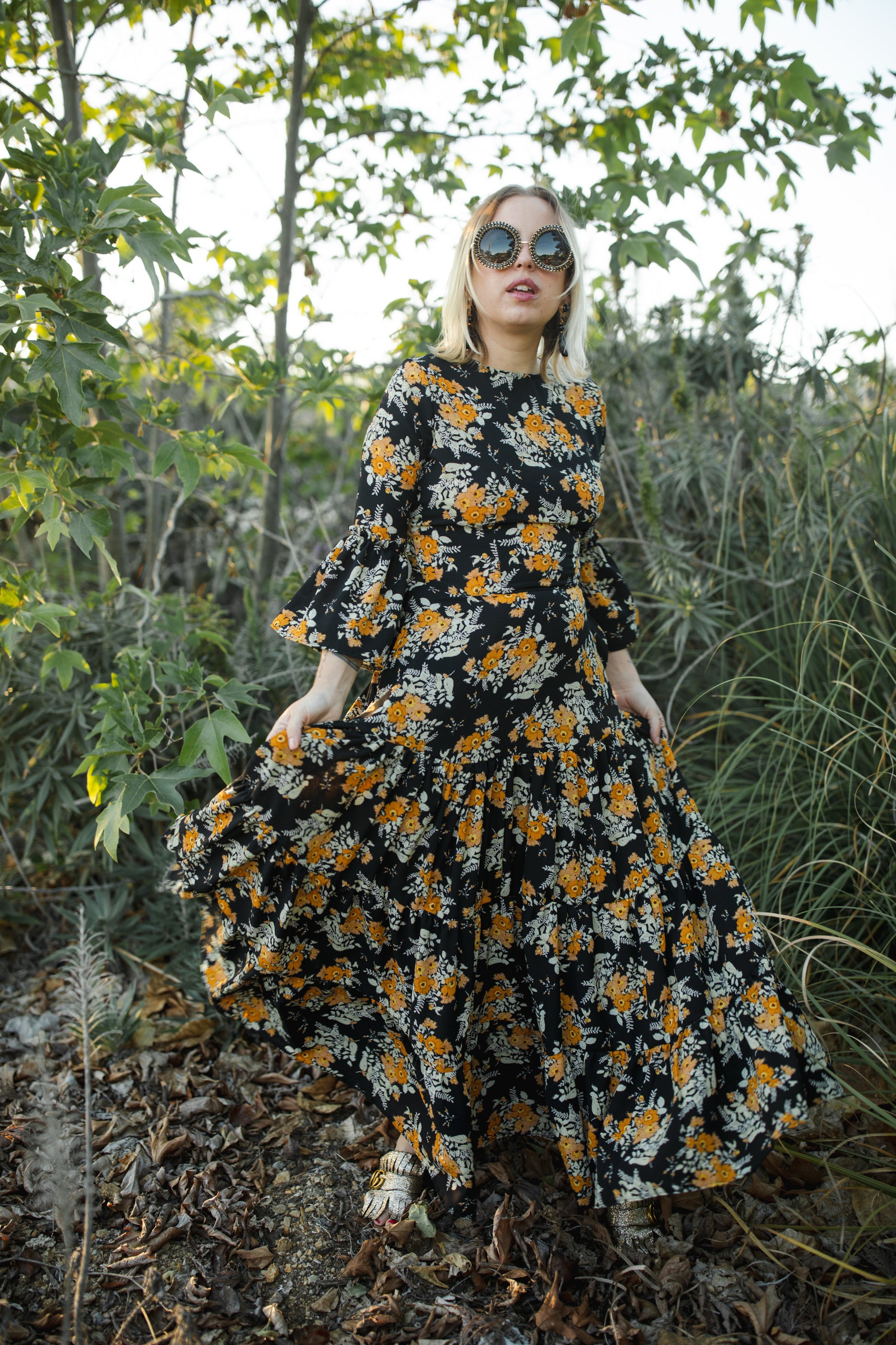 marigold boho dress Joyfolie GirlsCatrin Maxi Dress in Yellow | Best-Selling Boho Maxi Maxi Dress