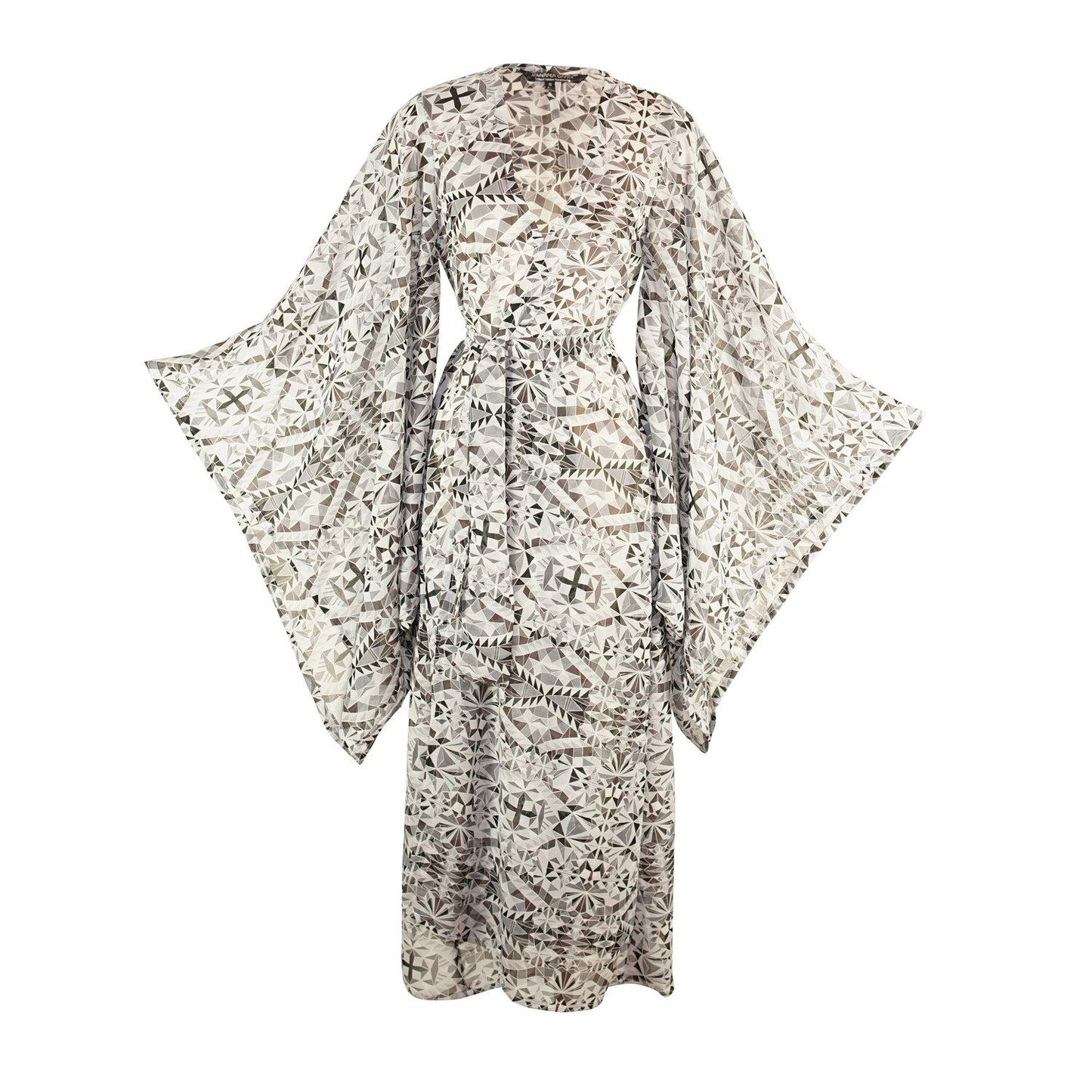 jennafer grace handmade kimono duster wrap dress coverup beach resort lounge boho bohemian hippie flowy dress with pockets