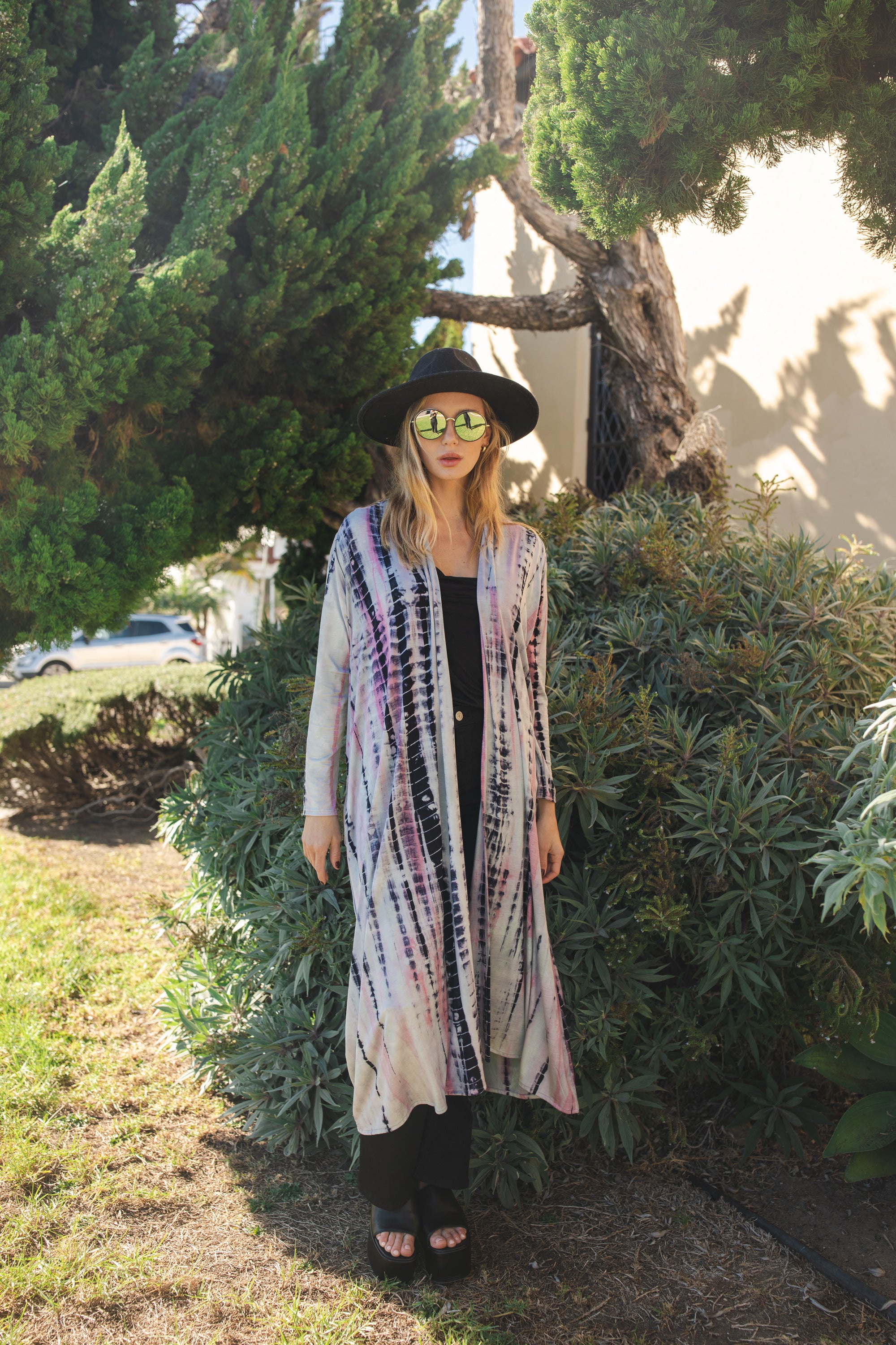 Tie dye duster on sale cardigan