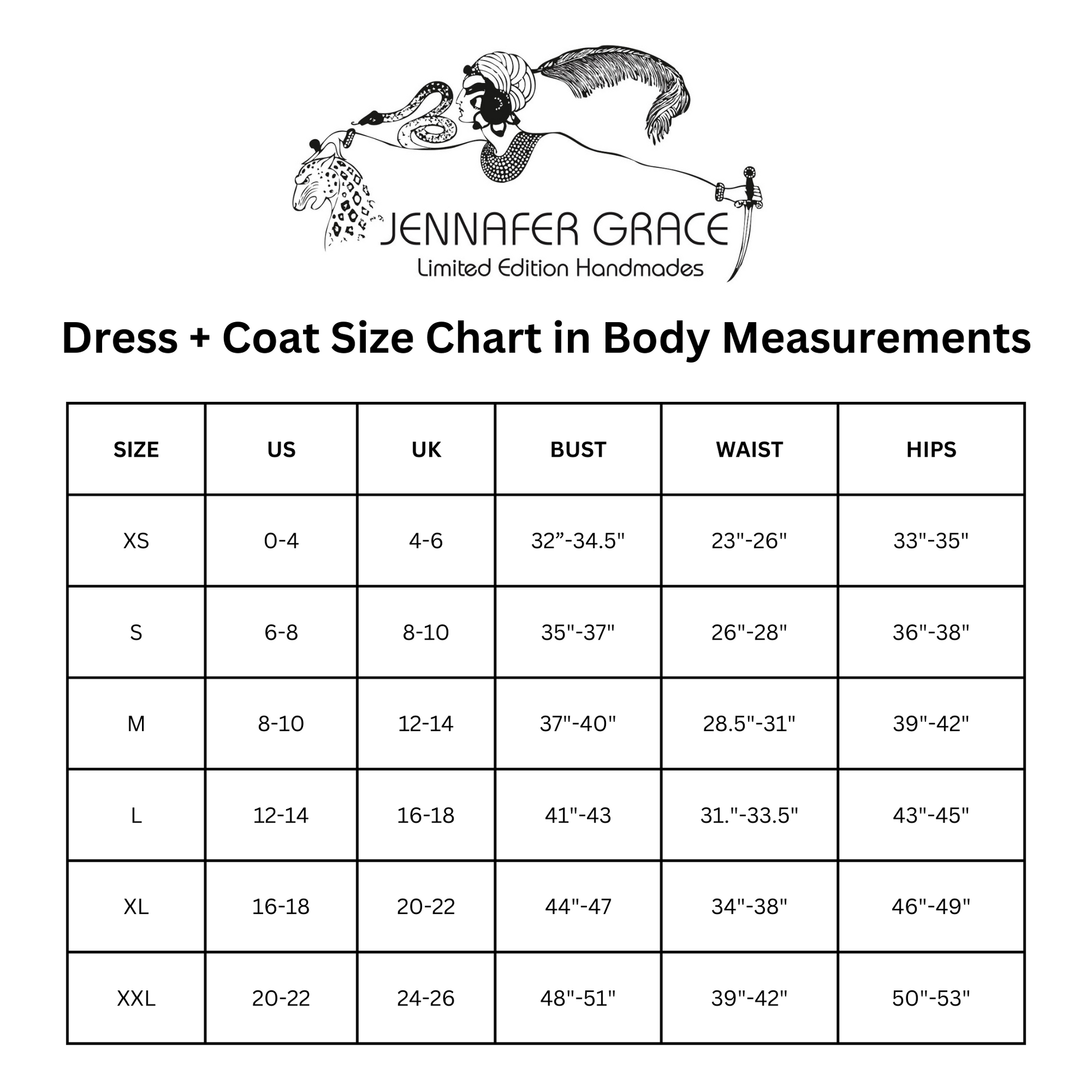 Measurement Guide - Grace and Lace